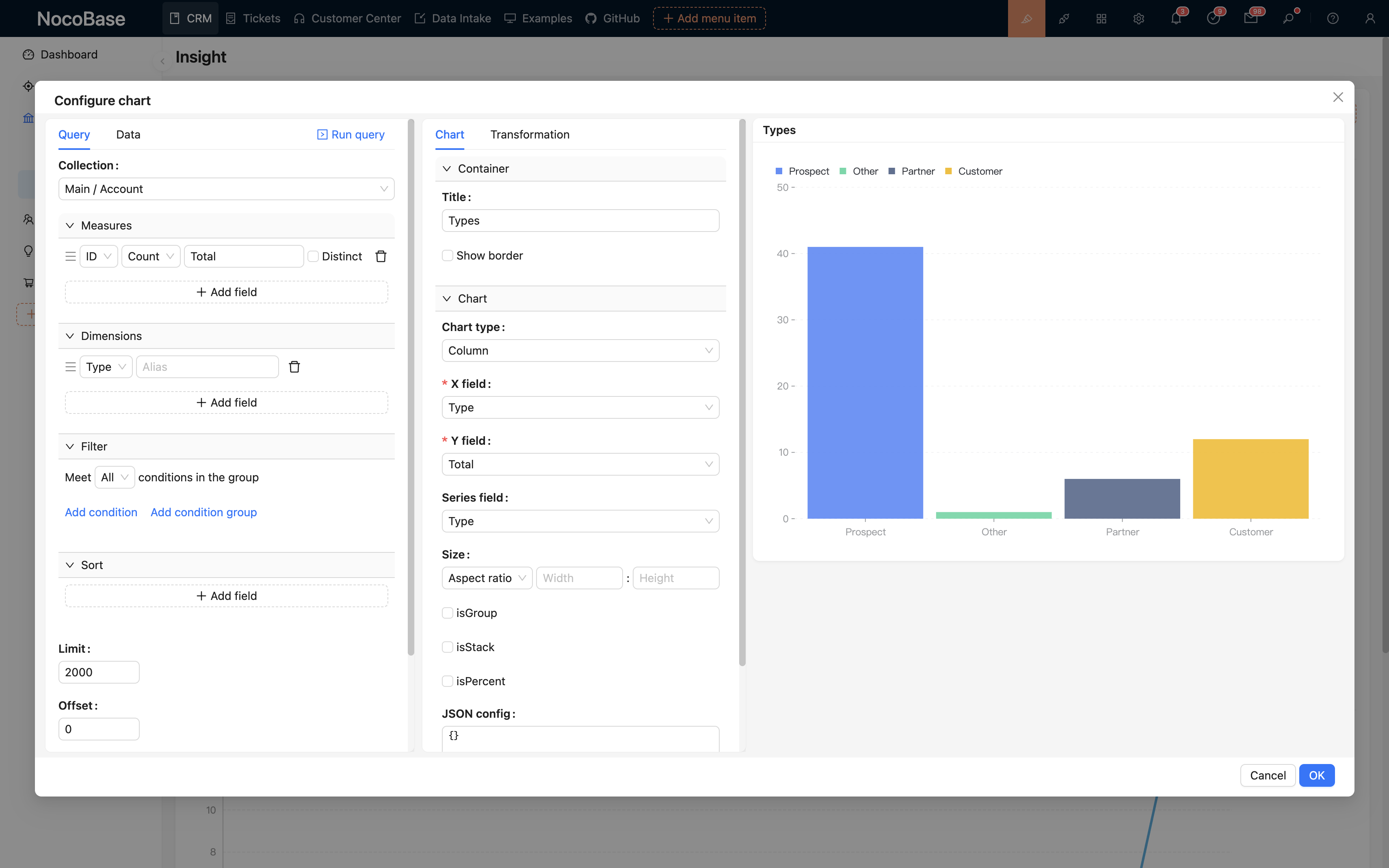 NocoBase 演示界面